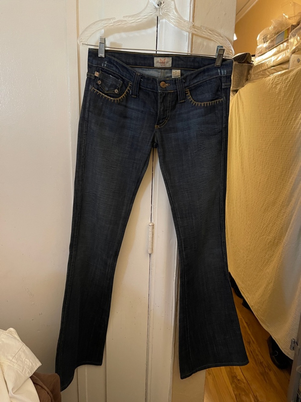 Frankie B. Dark Indigo Flare Jeans